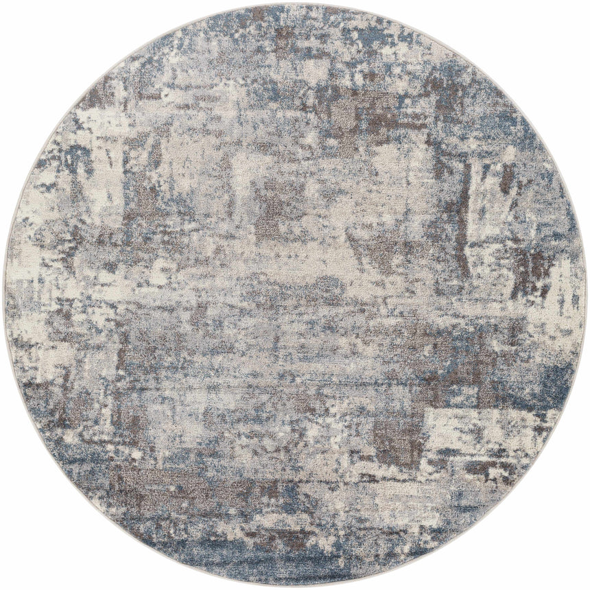 Netherfield Abstract Gray Rug