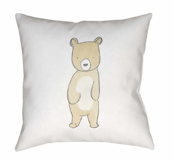 Nursery Cartoon Bear Decorative Throw Pillow