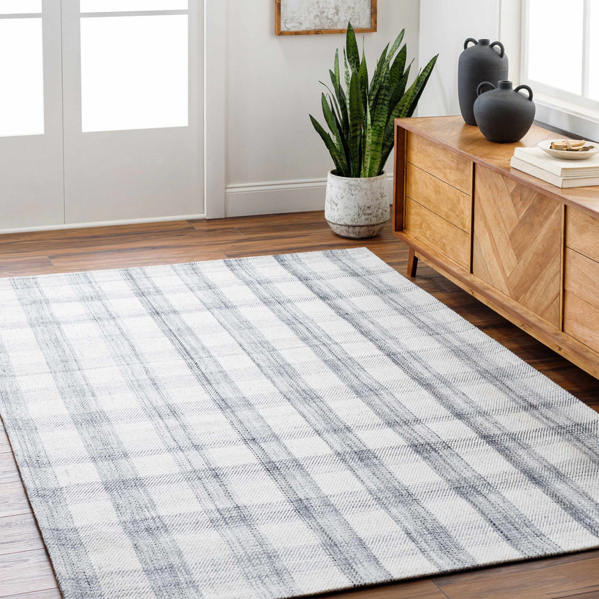 Becki Owens Sammy Gray Plaid Area Rug