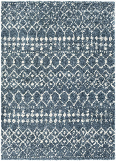 Dark Blue Navassa Area Rug - Clearance