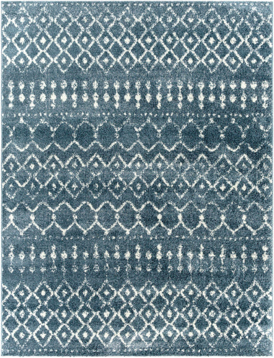 Dark Blue Navassa Area Rug - Clearance