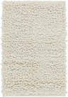Close-up of the cream Oakridge Area Rug, a hand-woven wool rug with a looped, textured design. Design-Rectangle-23