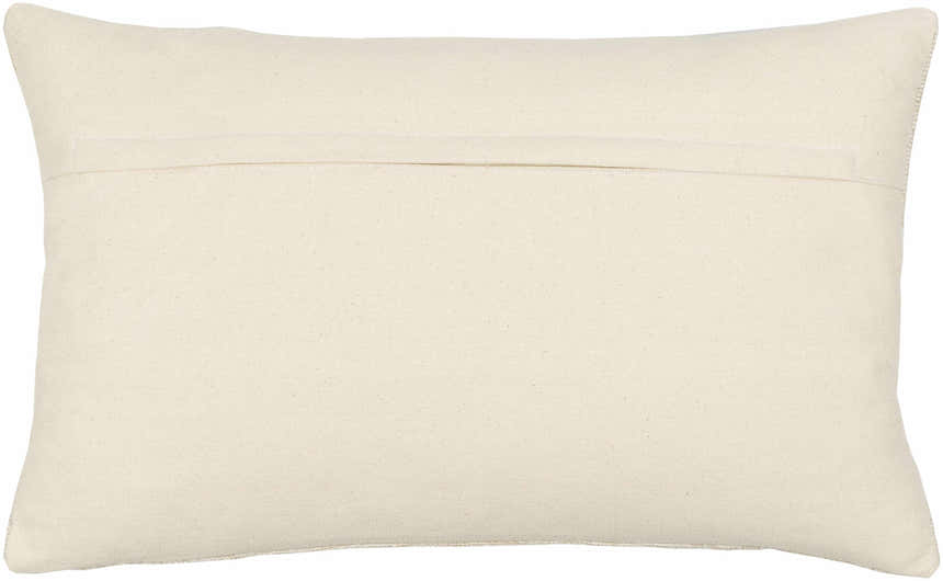 Oaqui Cream Square Throw Pillow