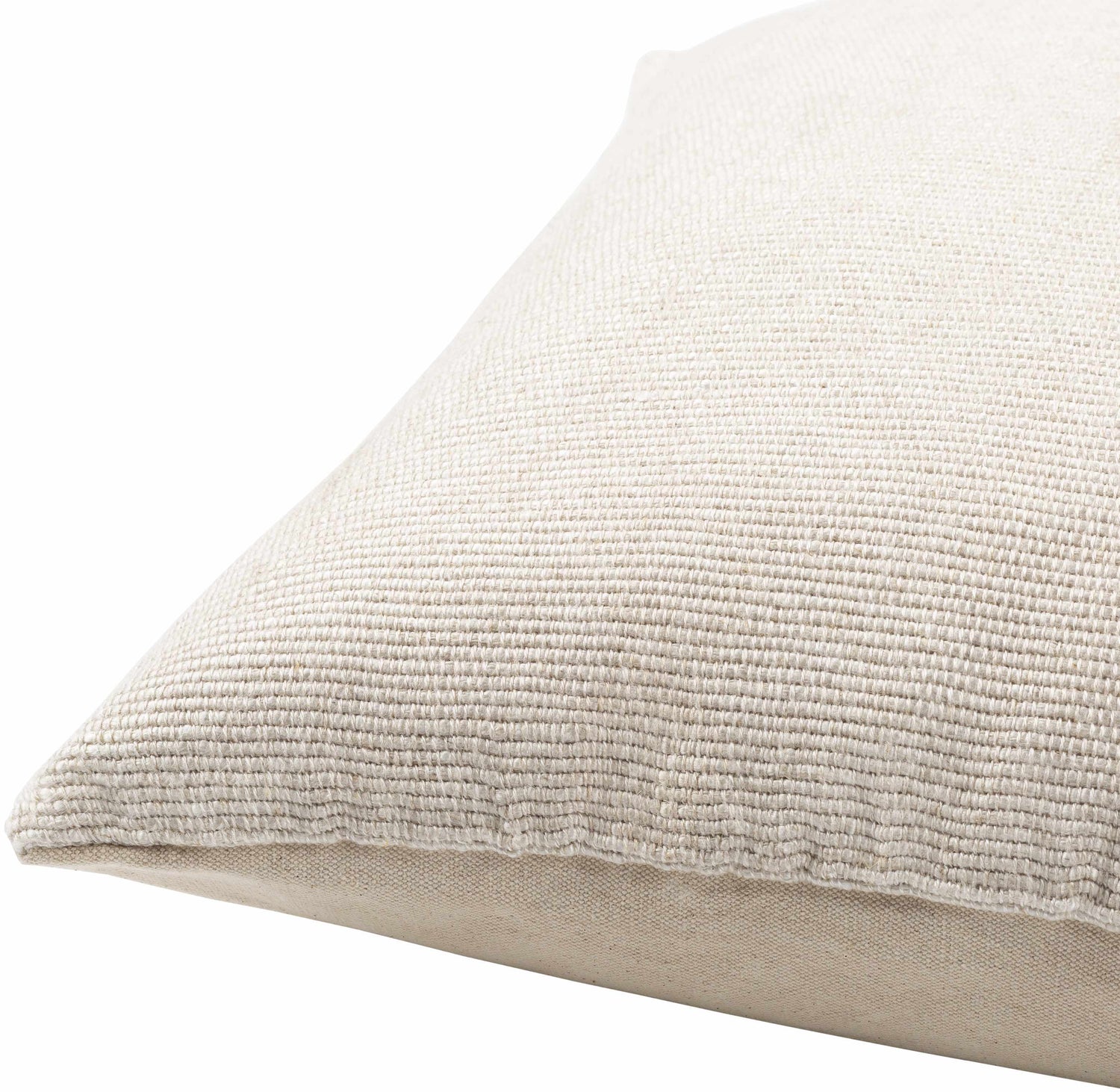 Oaqui Cream Square Throw Pillow