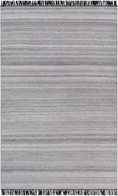 Ocampo Gray Flatweave Area Rug with tassels - Clearance