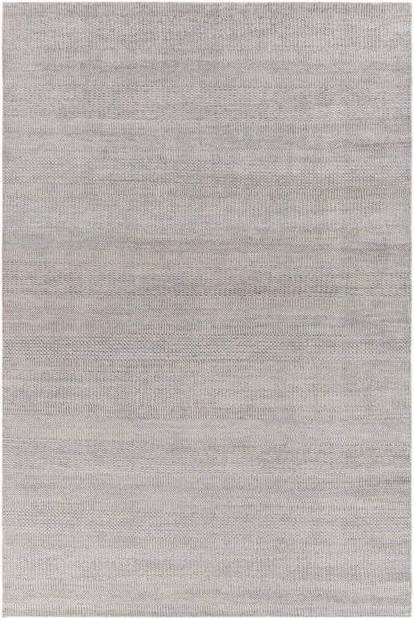 Ocate Gray Wool Area Rug - Clearance