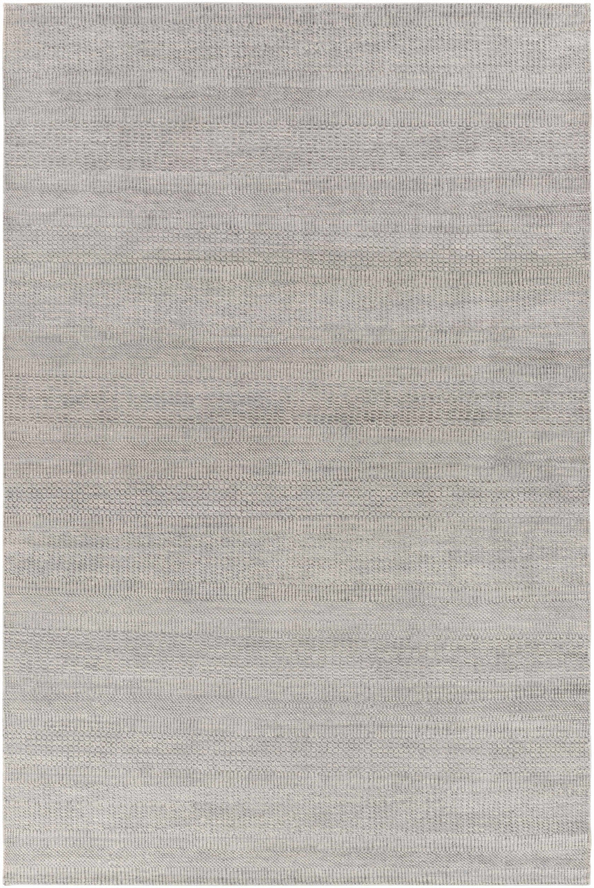 Ocate Gray Wool Area Rug - Clearance
