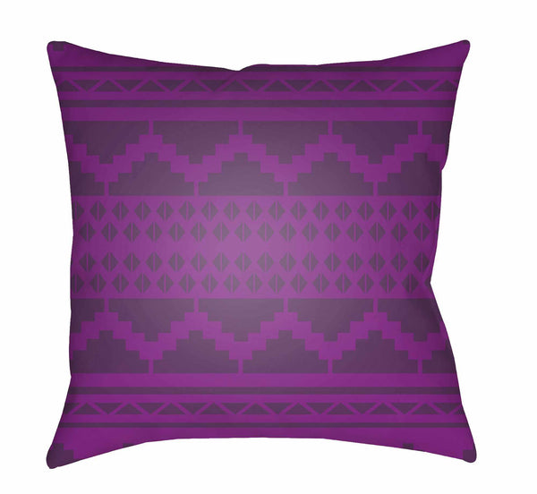 Hoku Purple Throw Pillow