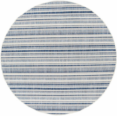 Olin White&Blue Performance Rug