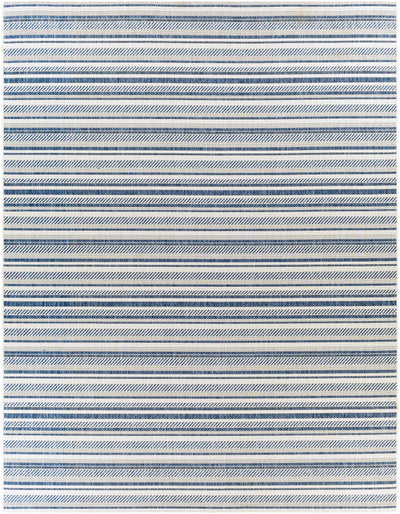 Olin White&Blue Performance Rug