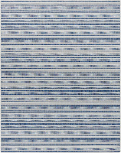 Olin White&Blue Performance Rug