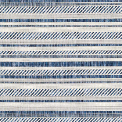 Olin White&Blue Performance Rug