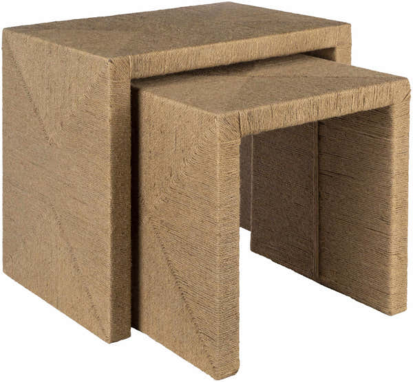 Magapit Rustic Woven Nesting Tables