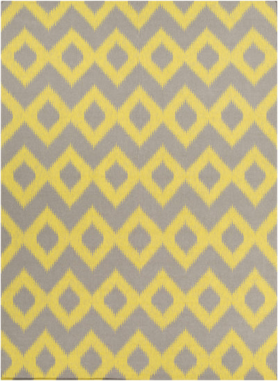 Oradell Yellow Ikat Wool Rug - Clearance