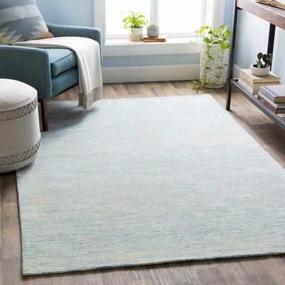 Orcas Ice Blue Wool-Blend Area Rug