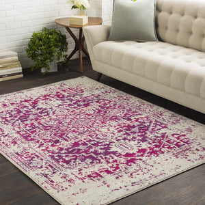 Rachel Burgundy Area Rug - Clearance