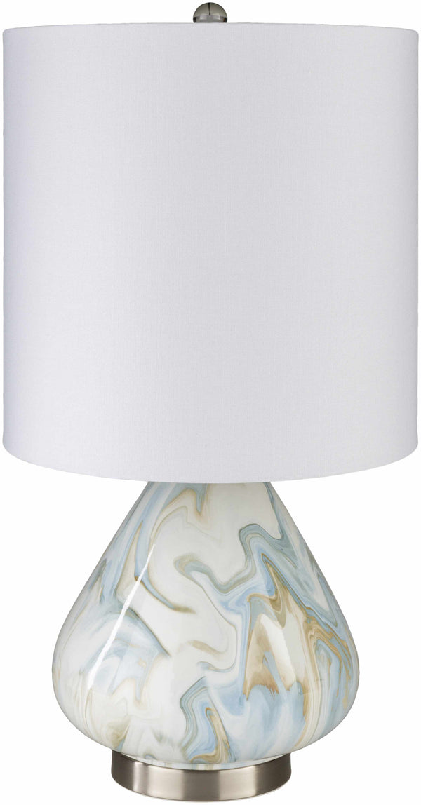 Farnborough Marble Ceramic Table Lamp