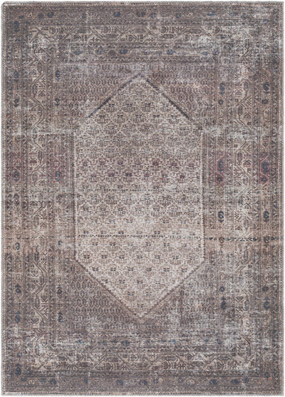 Tan Ormstown Distressed Washable Area Rug - Clearance
