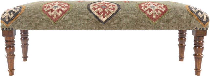 Oslob Rustic Patterned Wood Stool