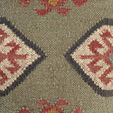 Oslob Rustic Patterned Wood Stool