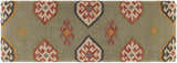 Oslob Rustic Patterned Wood Stool