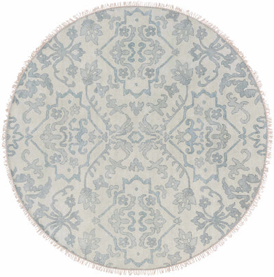 Osteen Blue&Sage Green Premium Wool Rug