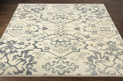 Osteen Blue&Sage Green Premium Wool Rug