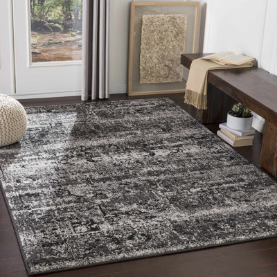 Carrothers Black&White Abstract Rug - Clearance