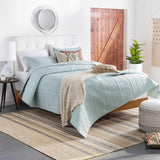 Basay Round Silver Gray Mirror