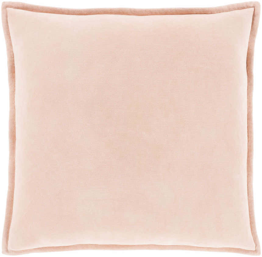 Pickering Peach Square Throw Pillow