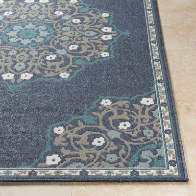 Penland Navy Blue Outdoor Area Carpet - Clearance