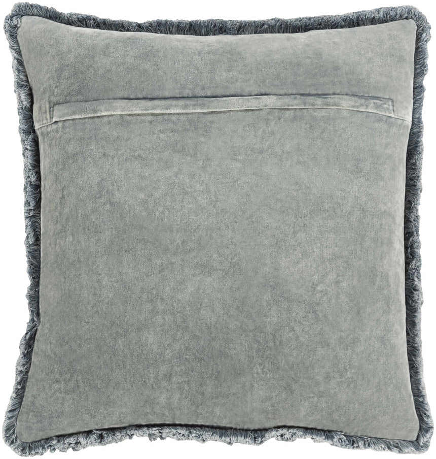 Penrod Gray Square Throw Pillow
