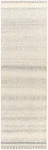Penticton Cream Flat Woven Wool Rug