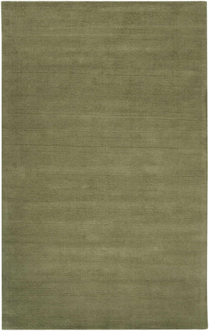 Brockton Solid Wool Sage Green Area Rug