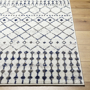 Scandi Black&White All Over Pattern Rug