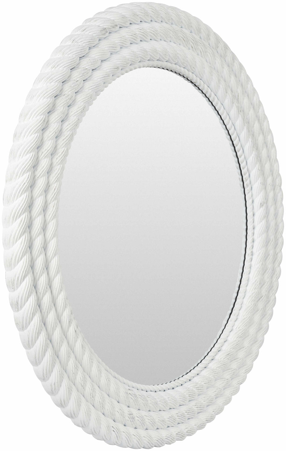 Polverigi Round White Mirror - Clearance