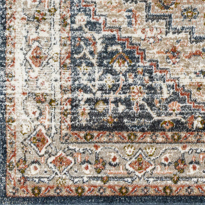 Labnig Rust Traditional Area Rug - Clearance