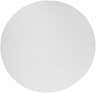 Close-up of a round, white, shag Piedmont Area Rug. Soft, fluffy texture. Contemporary style. Design-Round-710