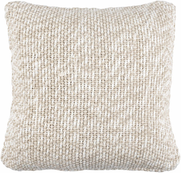 Piketberg Cream Textured Throw Pillow