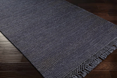 Pima Ink Blue Recycled Jute Carpet - Clearance