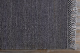 Pima Ink Blue Recycled Jute Carpet - Clearance