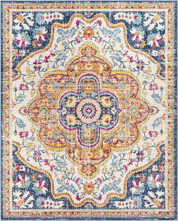 Pimperne Traditional Medallion Area Rug