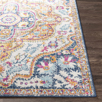 Pimperne Traditional Medallion Area Rug