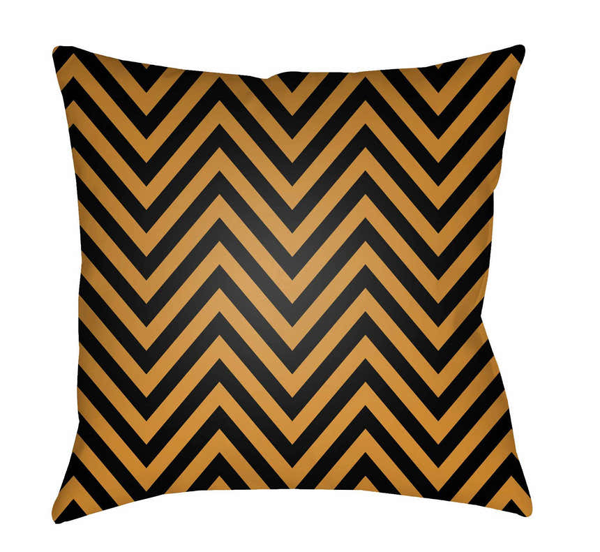 Pinili Chevron Stripe Modern Accent Outdoor Pillow