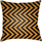 Pinili Chevron Stripe Modern Accent Outdoor Pillow