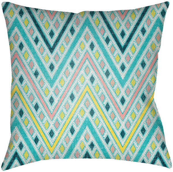 Pinit Geometric Chevron Accent Outdoor Pillow
