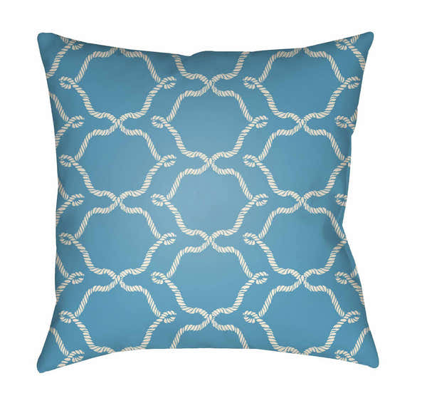 Pinugay Nautical Rope Pattern Outdoor Throw Pillow