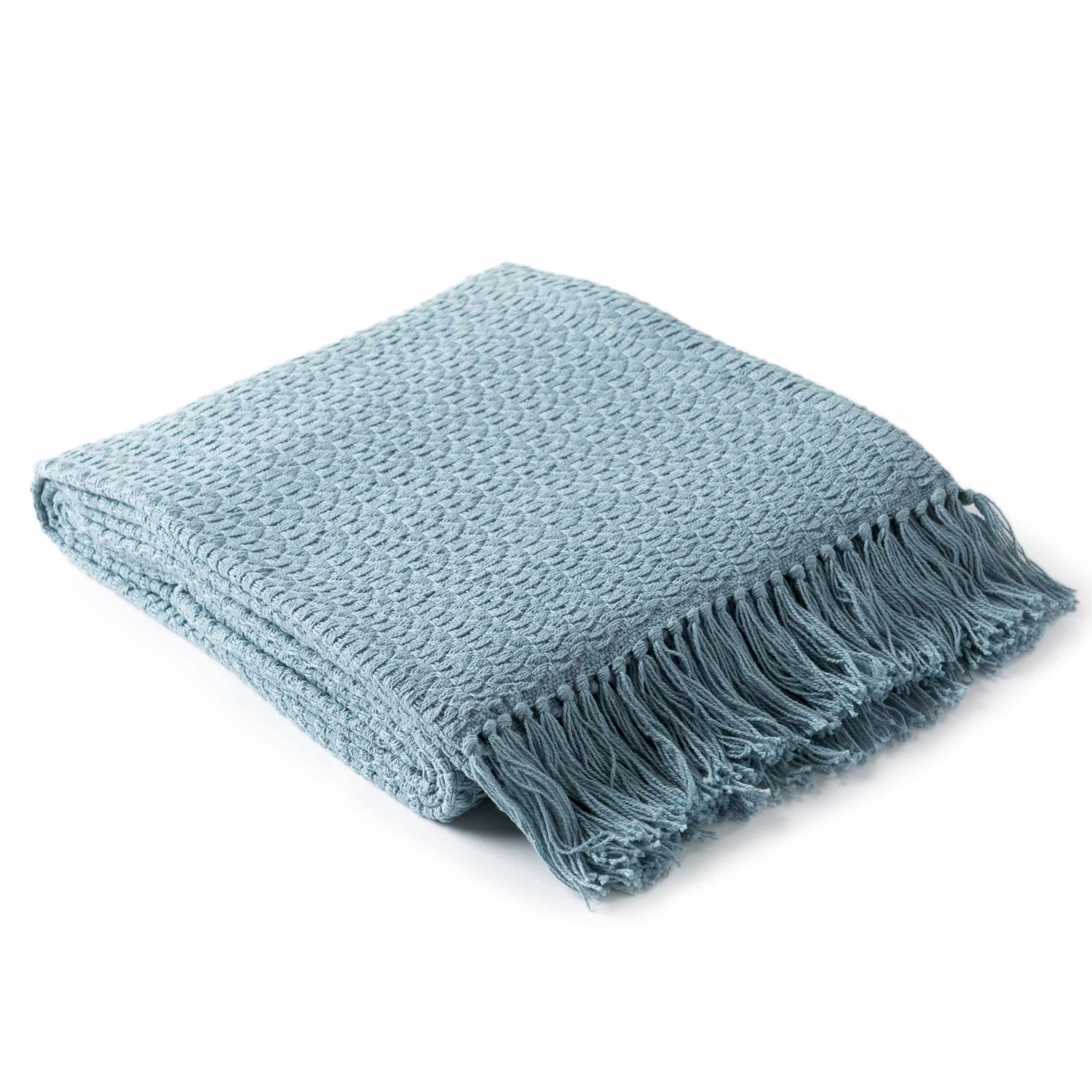 Pervomayka Pale Blue Throw Blanket - Clearance
