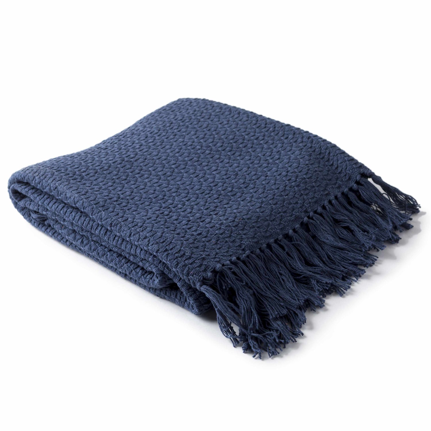 Pervomayka Navy Throw Blanket