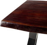 Peddapuram Rustic Dark-Wood Dining Table - Clearance
